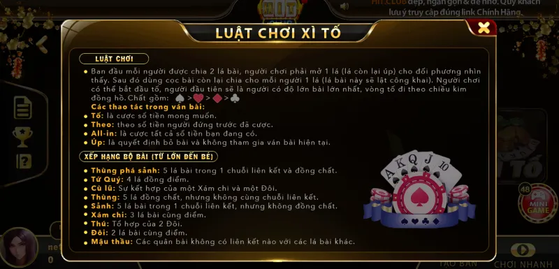 Xì tố Hit Club 